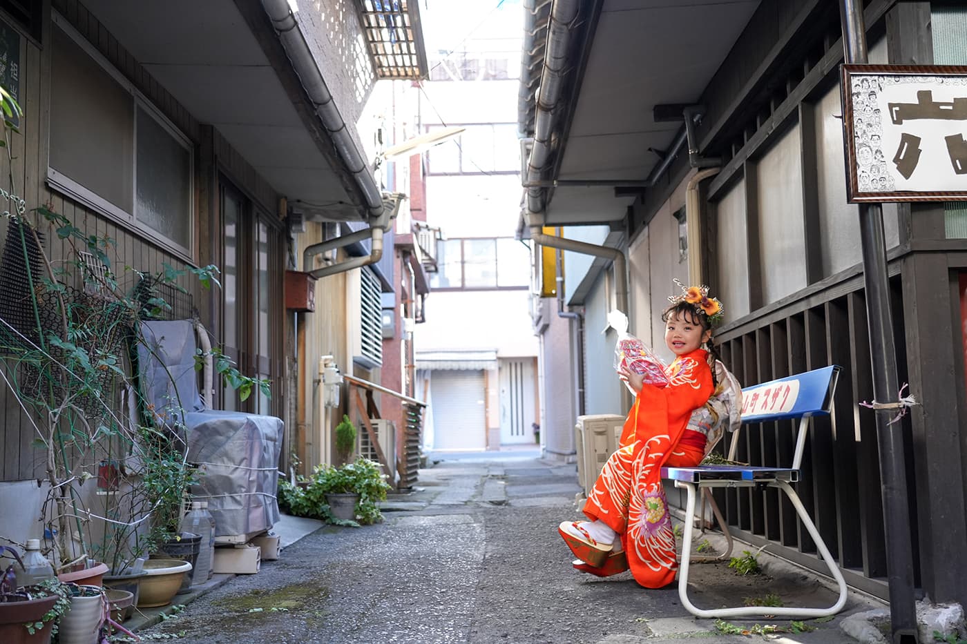 七五三・七草撮影：鹿児島市の写真館フォトスタジオMRU(エムル)