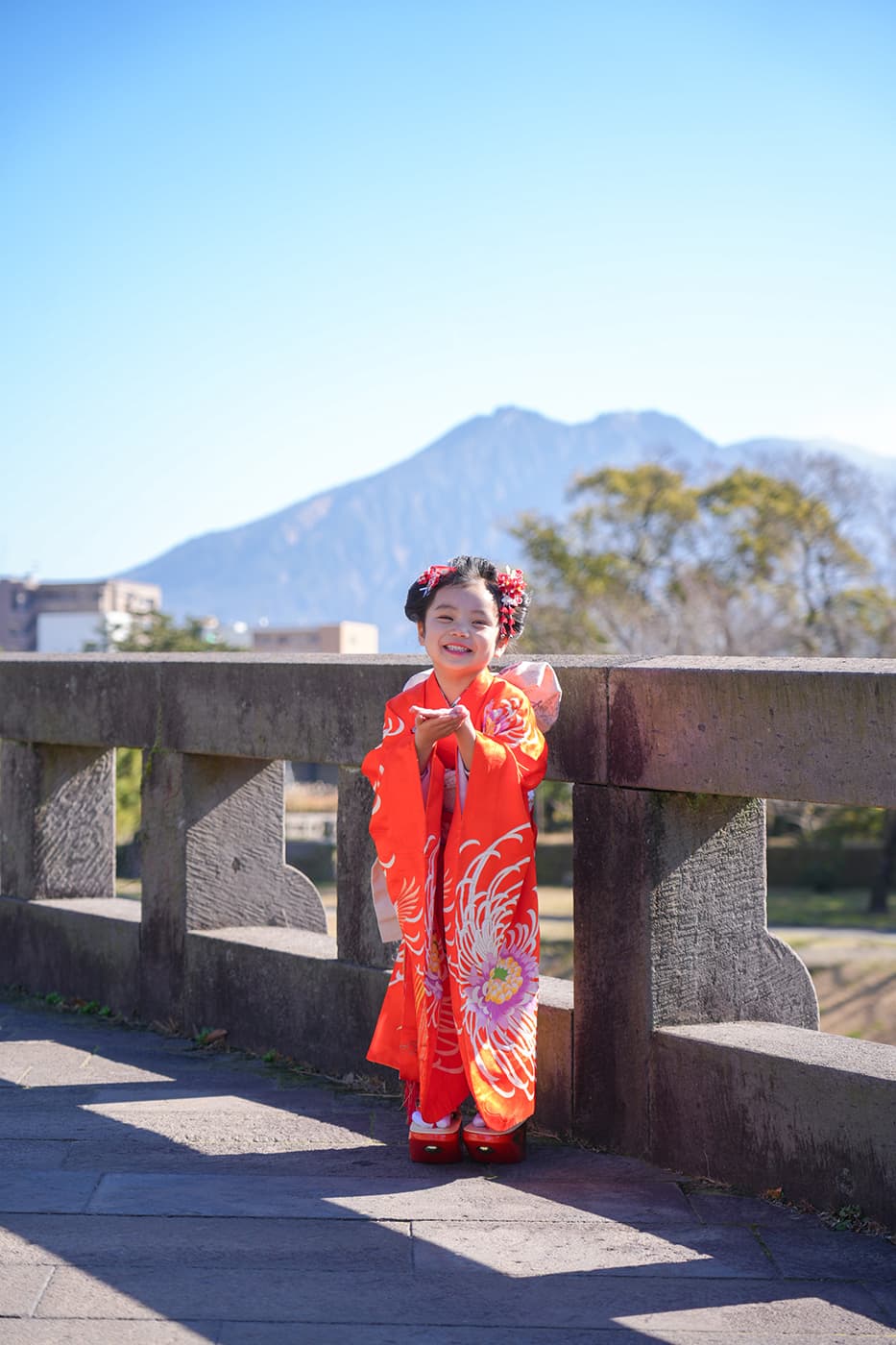 七五三・七草撮影：鹿児島市の写真館フォトスタジオMRU(エムル)