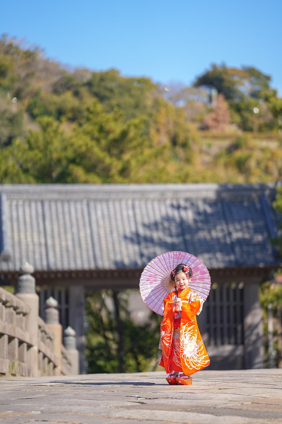 七五三・七草撮影：鹿児島市の写真館フォトスタジオMRU(エムル)